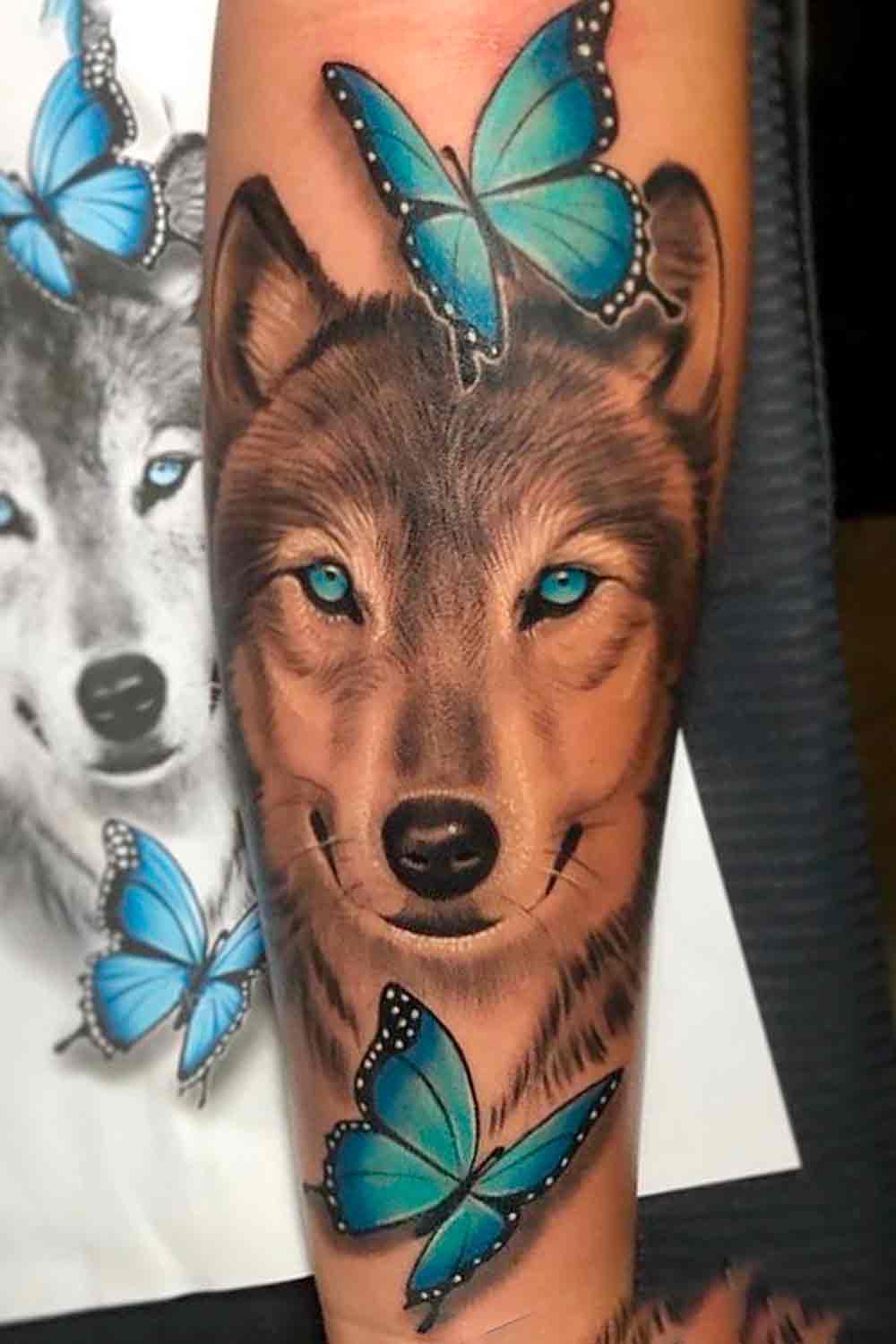 tatuagem-de-lobo-no-antebraco 